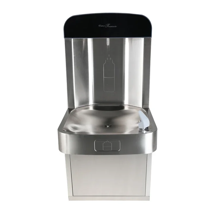 نافورة شرب عامة متينة من الفولاذ المقاوم للصدأ