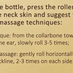 

Firming Neck Cream Neck Massage Roller Applicator Whitening Firming Moisturizing Fade Lines Neck Care Products Moisturizing