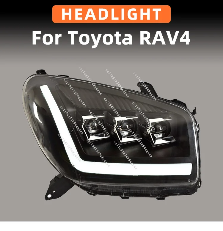 YU GUANG for T、oy。ota RAV4 Accessories 2000 2004 LED Headlights Head Lamp Upgrade LED Dual Lens Front Projectors Headlamp