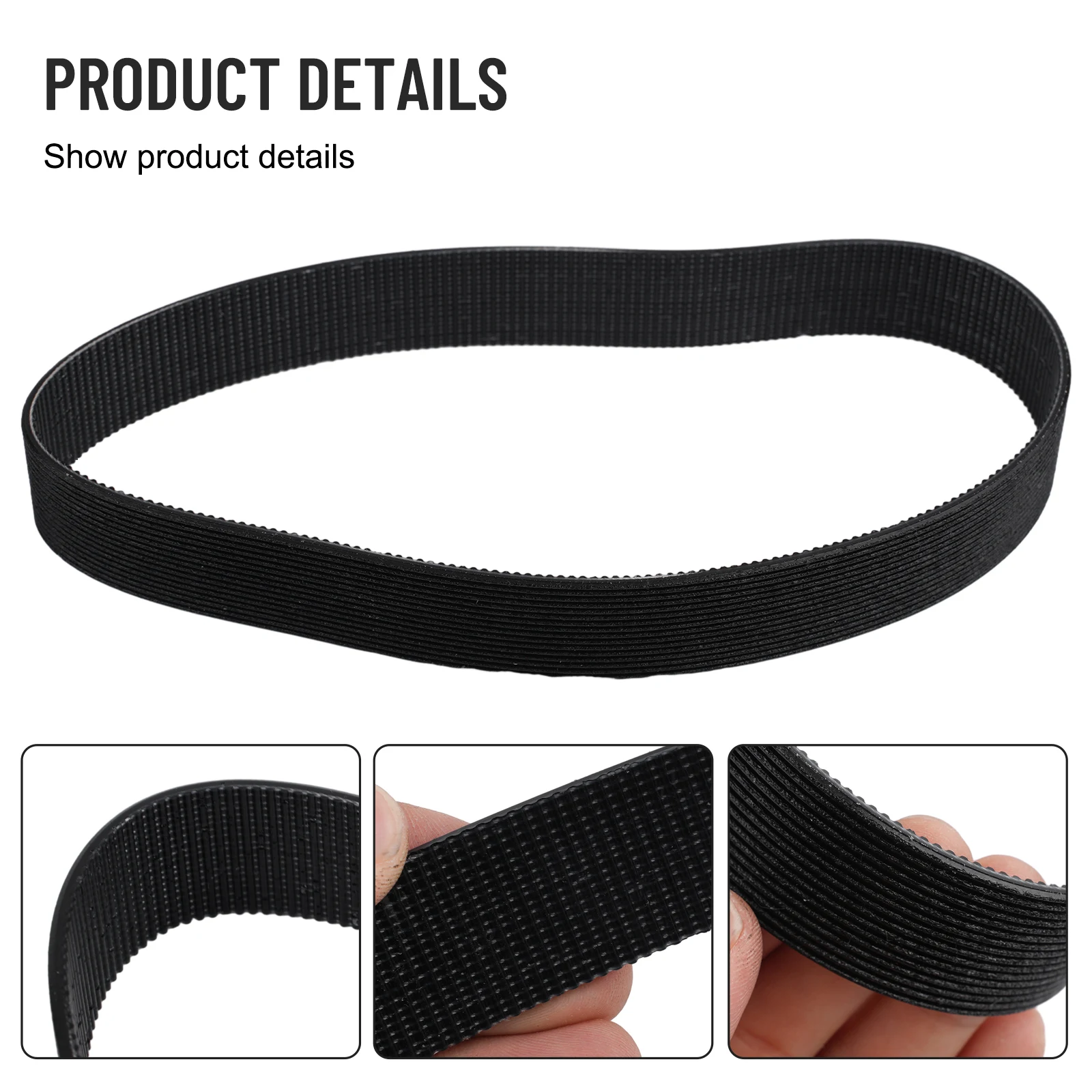 

Electric Sawing Machine Belt Belt Belt Type 255 Power Tools Black Brand New High-quality Electric Sawing Machine