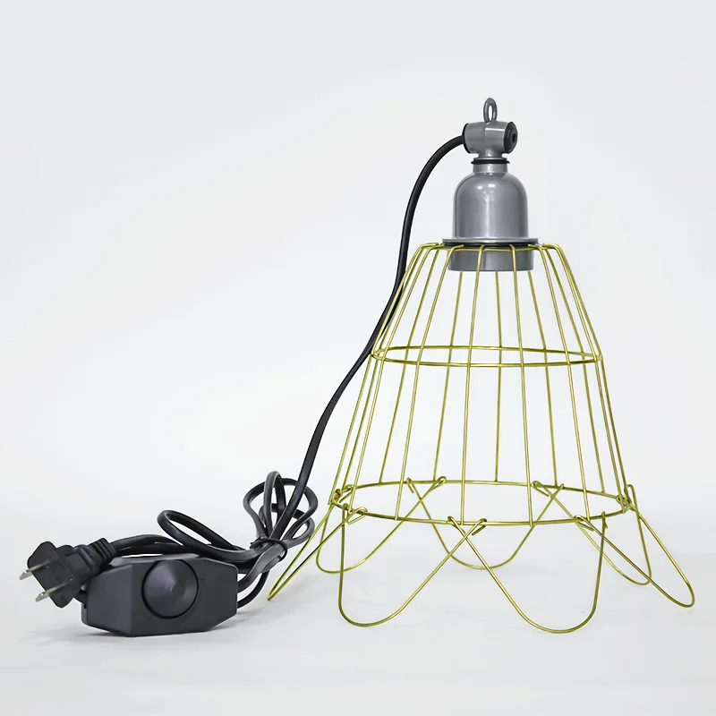 Thermal Insulation Lamp Mesh Cover with Line Temperature Control Temperature Farm Special Ceramic Lamp Holder