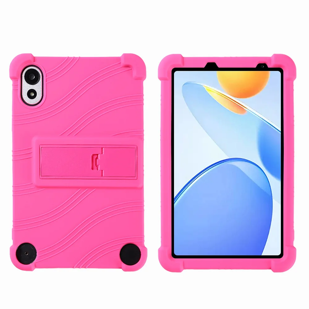 Case for TechLife Pad Lite 8 inch, Kids Friendly 4 Thicken Cornors Soft Silicone Adjustable Stand Cover