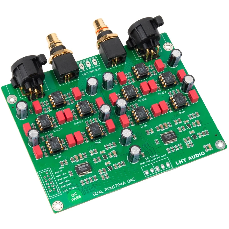 

Двойной PCM1794A x2 ЦАП, балансный декодер, USB-коаксиальный аудиофильский декодер, комплект, 24 бит 192K