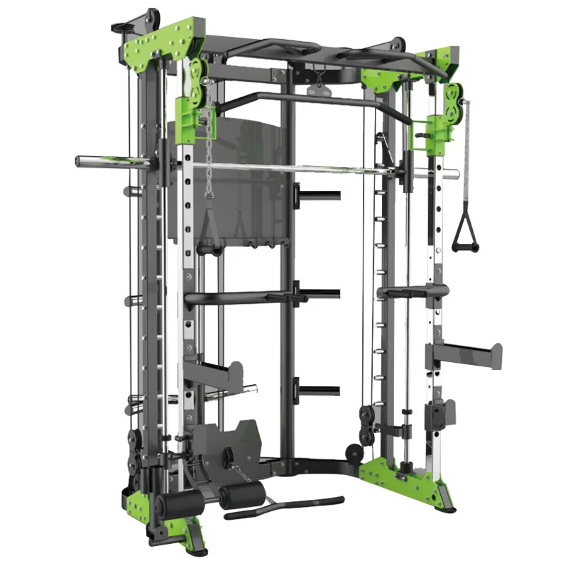 Made in China Home Gym Equipment Squat Rack Power Cage Multi-functional Traine Customized Commercial 3d Smith Machine