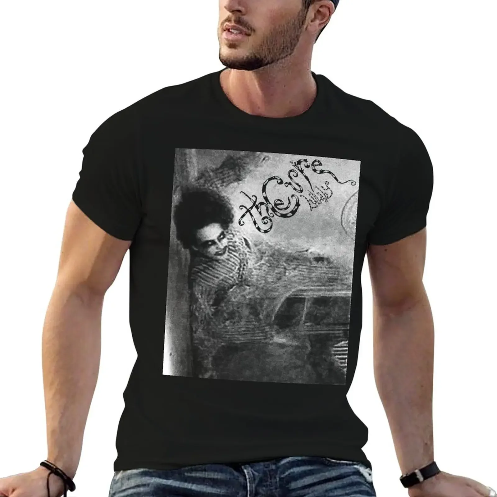 

80s post punk goth T-Shirt cotton graphic tees man t shirt shirts graphic tee men workout shirt