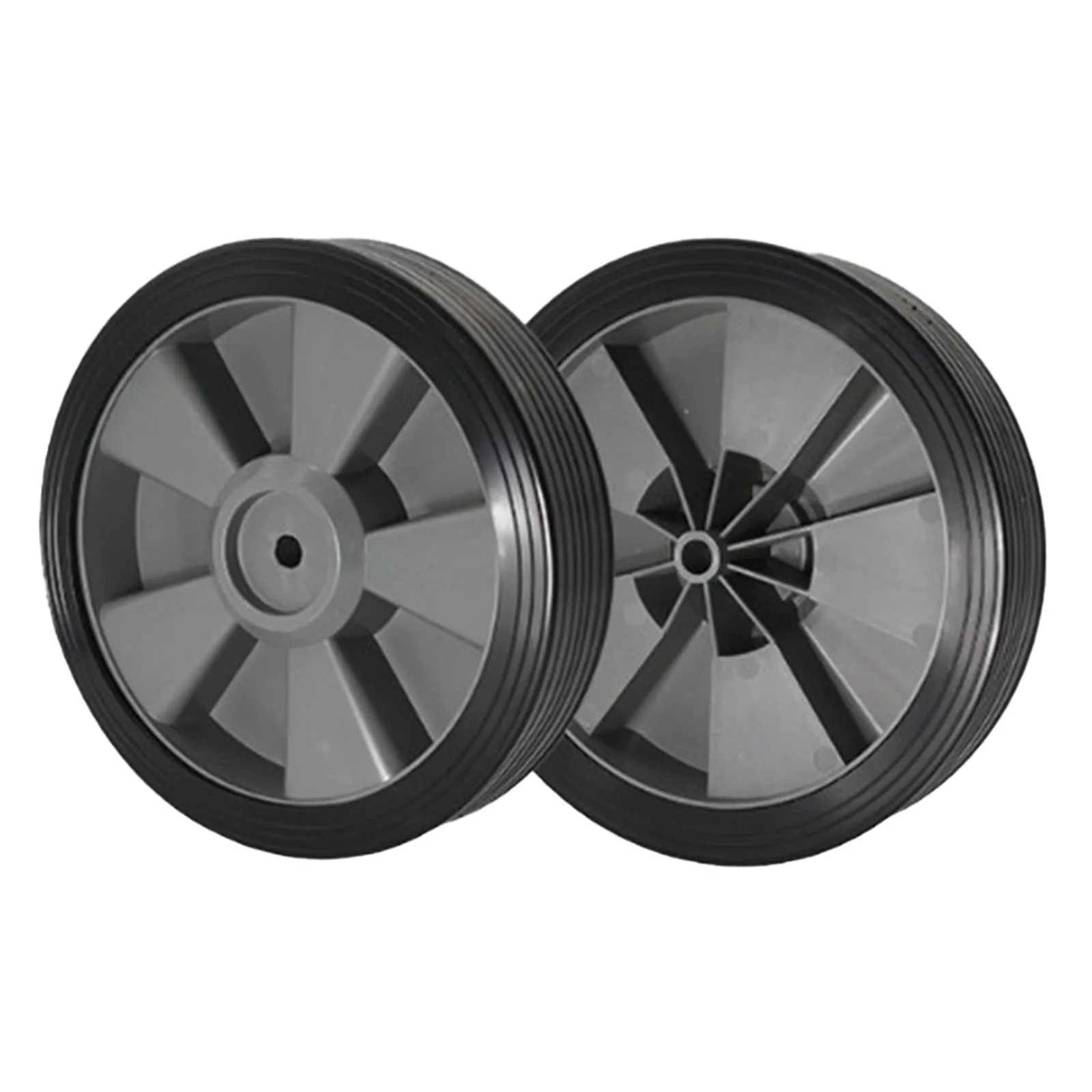 Experience Durability and Convenience with 7 6inch Grill Wheels Compatible with For Charbroil Gas Grills Pack of 2