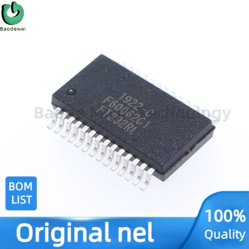 10-個-ft232rl-真新しいオリジナル輸入純正集積回路チップシルクスクリーン印刷-ft232rl-reel