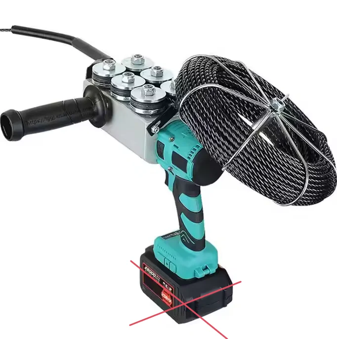 

High Quality Industrial 6-Round High-Efficiency 100kg Tension Lithium-Battery-Powered Wire-Pulling Machine