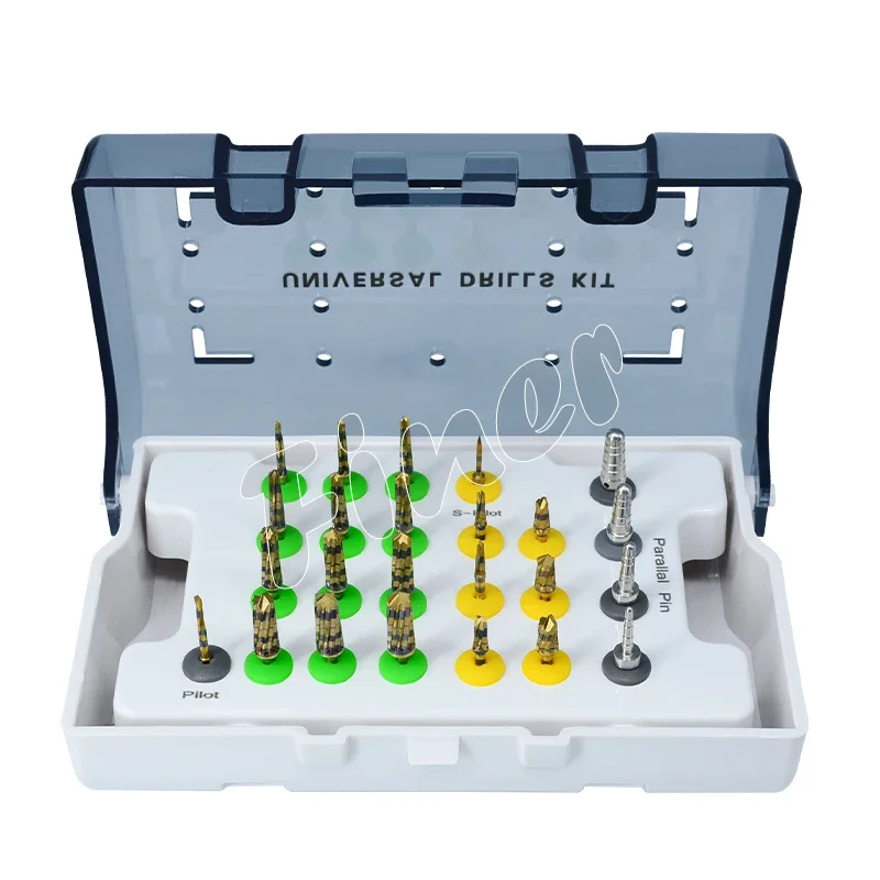 Long & short drills kit Osseodentification Drills Kit for Den tal im plantation