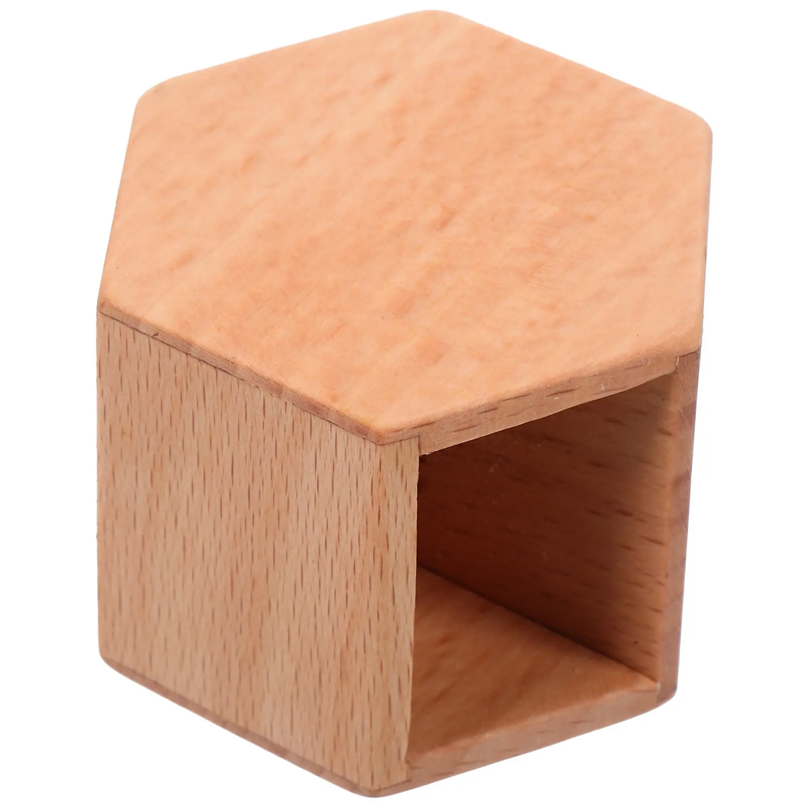 

Miniature Wooden Tea Table Realistic Sturdy Design Mini House Furniture End Table Prop for Photography Craft Decor Accessories