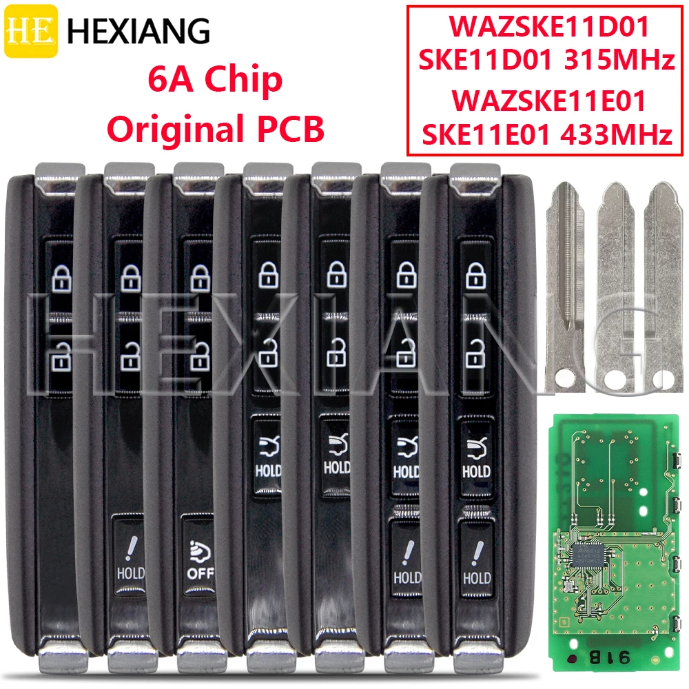 

Оригинальный чип HE PCB 6A SKE11D-01/SKE11E-01 315/433 МГц Proxomity, автомобильный дистанционный ключ для Mazda Axela 3 CX-30 CX-50 CX-90 2019-2023