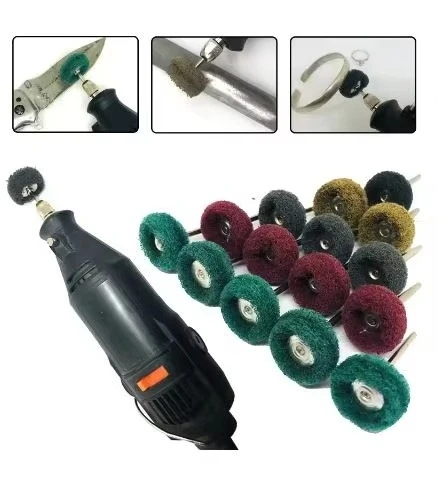 

Mini Nylon Grinding Head Buffing Brush Scouring Pad Abrasive Polishing