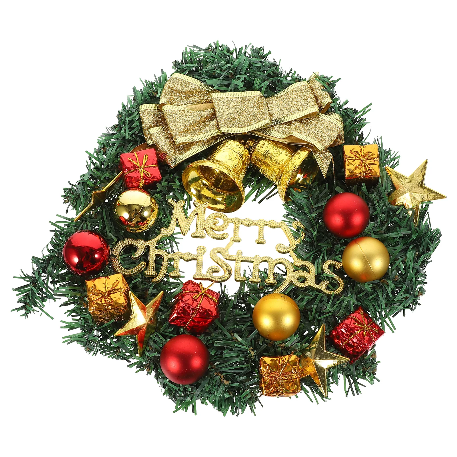 

Christmas Wreath Red H002 Reusable Home Decoration Front Bowknot nament HomeDecoration Christmas
