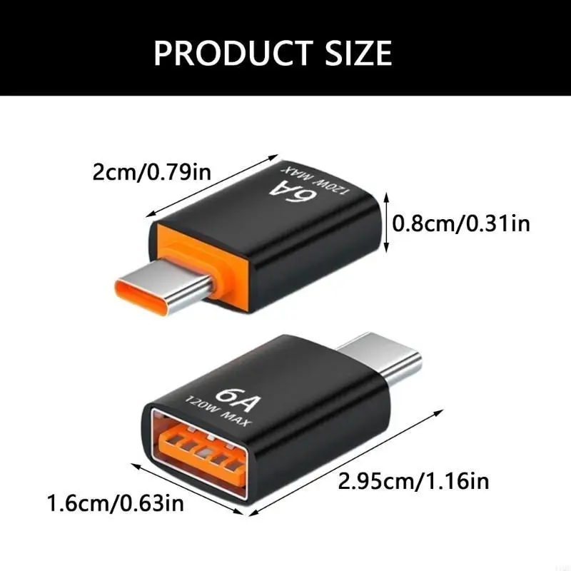

2025 New Type C to USB3.1 Adapter 10Gbps Charging Adapter Metal High Speed Data Transfer Adapter for Laptop Tablet Smartphone PC