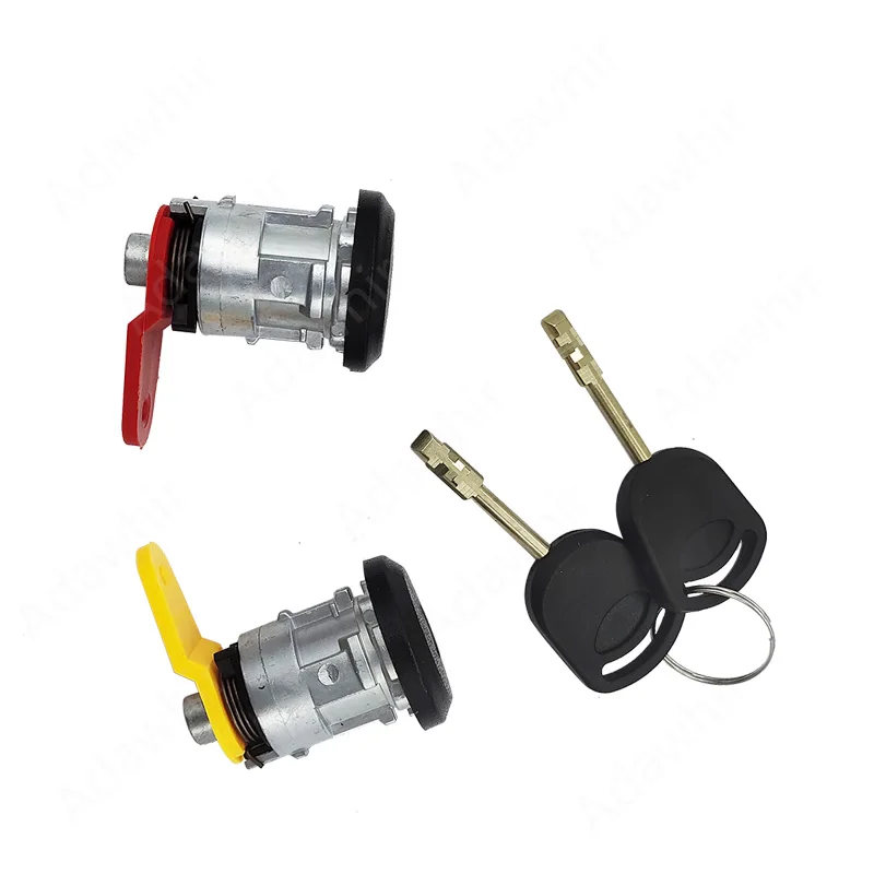 Front Left Front Right Door Lock Barrels with Keys for Ford Fiesta 1989-2002 Ford Ka 1996-2008 96FGA22050CGPA 1022638