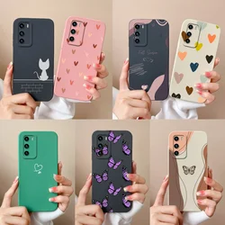For Huawei P40 Pro Phone Case New Fashion Soft Liquid Silicone Camera Protection Back Cover For Huawei P 40 P40Pro Funda Bumper