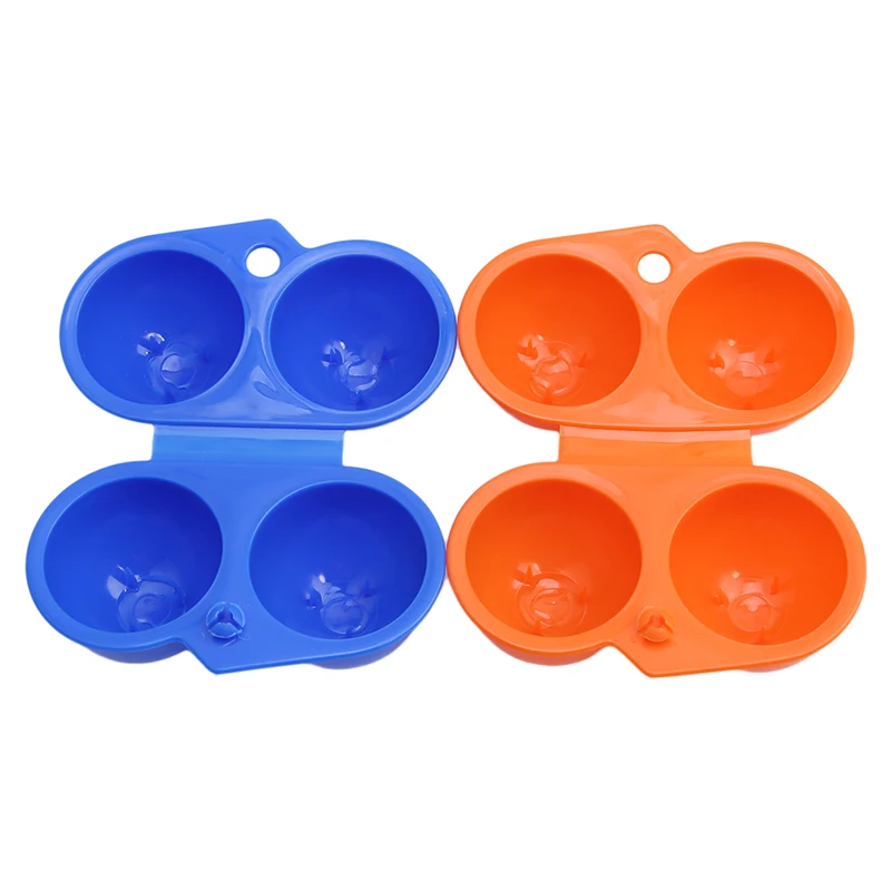 2 Grid Egg Storage Box Portable Egg Holder Container For Outdoor Travel Camping Picnic Eggs Box Case Kitchen Organizer Case