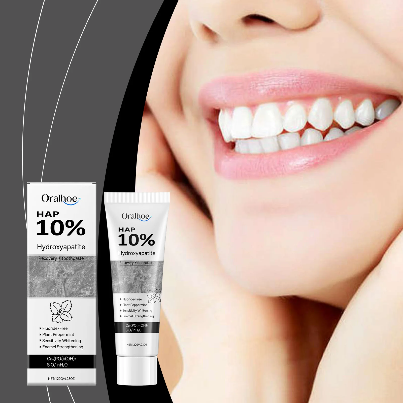 

Mint Leaf Brighten Toothpaste Repair Tooth Enamel Fresh Breath Removing Dental Plaque Preventng Teeth Decay Oral Care Toothpaste