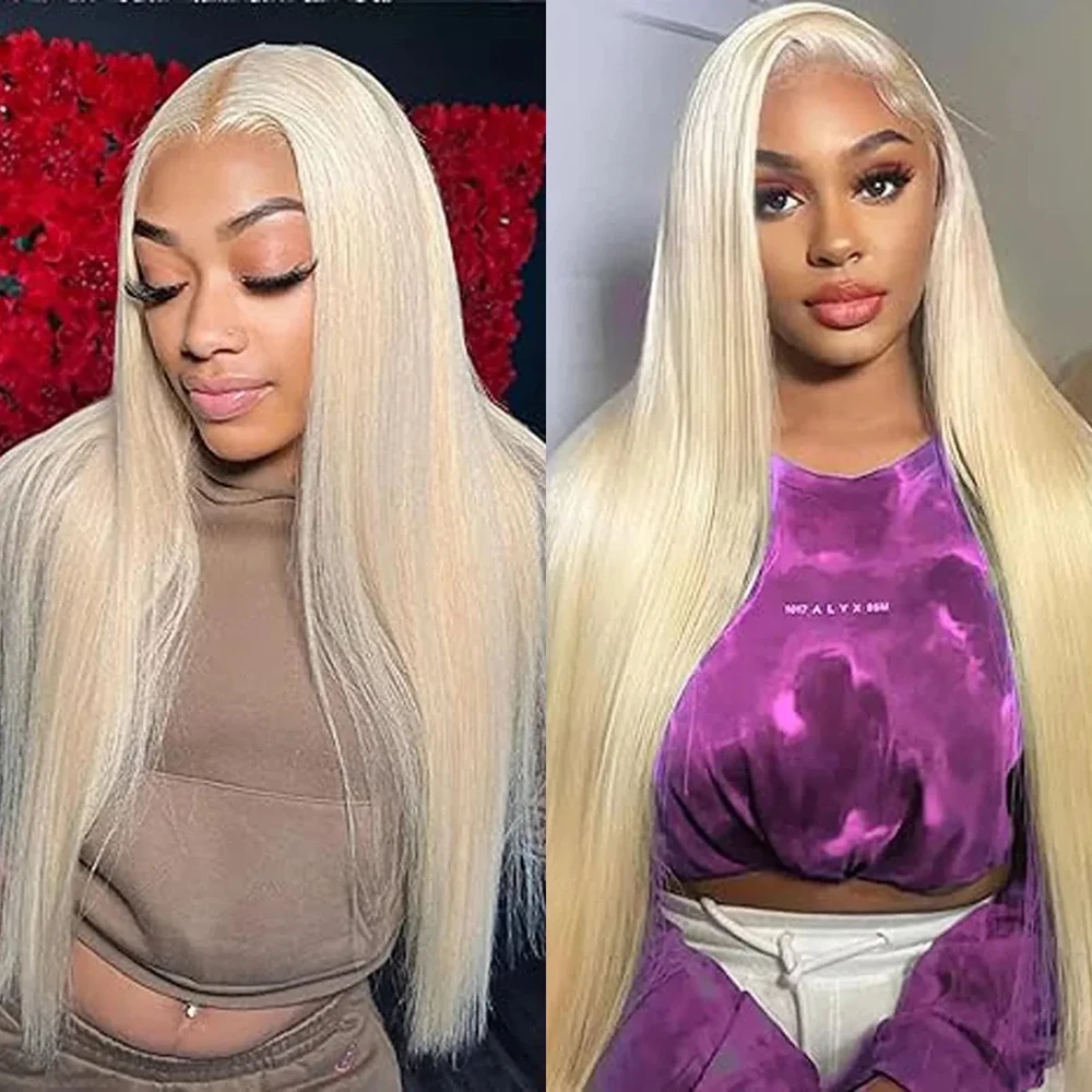 Straight Blonde 613 Lace Frontal Wig 13x4 13x6 Brazilian Human Hair Wigs for Women 16-36 Inch Lace Front Wig 180 200 Density