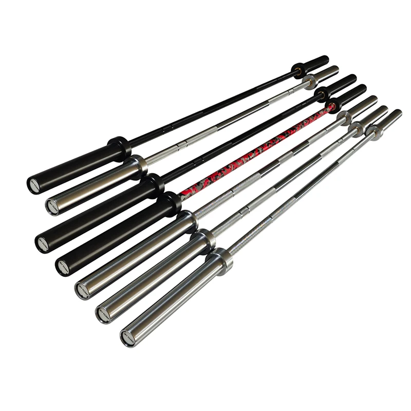 20Kg Regular Powerlifting Barbell 2000Lb Cerakote Surface Treatment 2.2m Length  Section Knurling