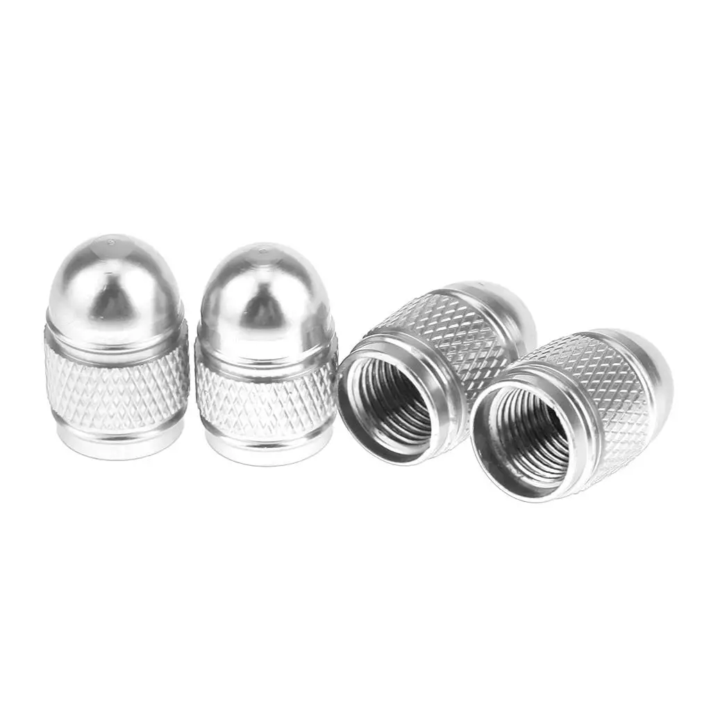 

Lightweight Metal Tire Valve Cover Set Durable Wheel Valve Caps for Most Cars and Motorcycles