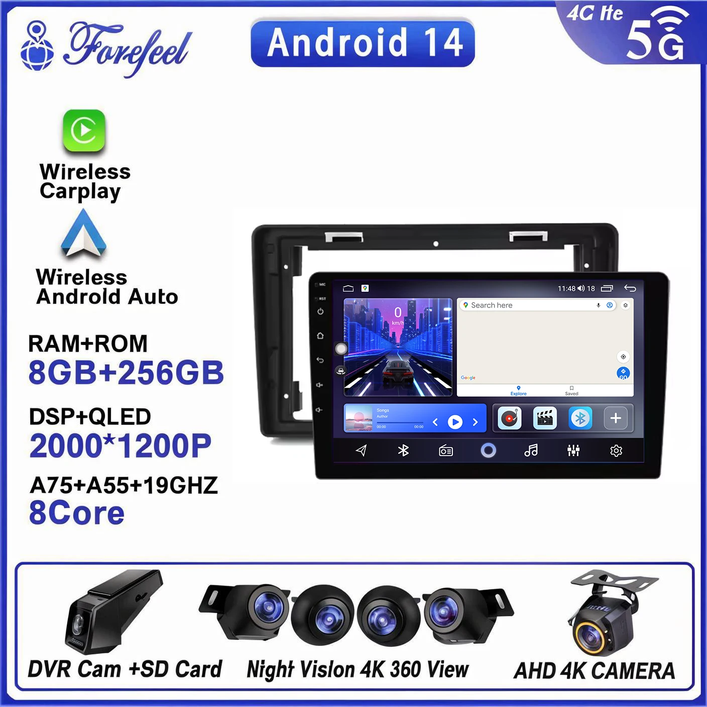 Android 14 Car Radi… - image