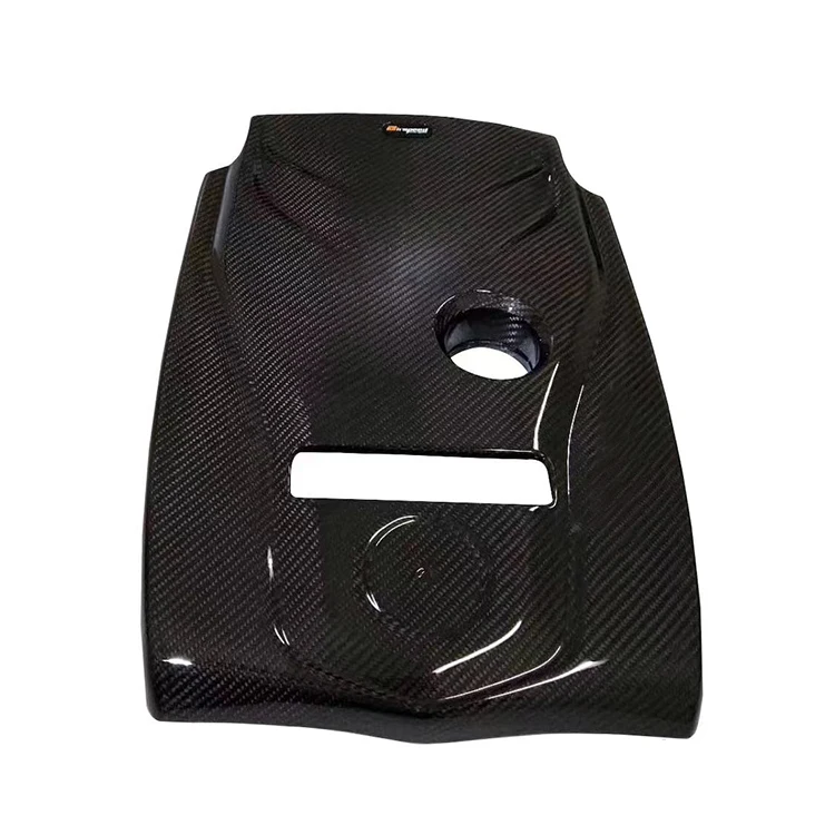 

3K Twill Carbon Weave in Glossy Finish Dry Carbon Fiber Engine Cover for BENZ C,E W205(M274)GLC