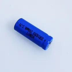 3.7V 10280 lithium ion rechargeable battery 200mAh li-ion cell baterias for led flashlight digital device