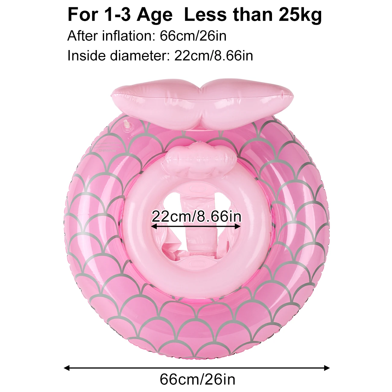 عوامة مسبح قابلة للنفخ، حلقة سباحة وأنبوب سباحة، متعة صيفية للماء في الشاطئ وحفلات المسبح، مثالية للأنشطة المائية