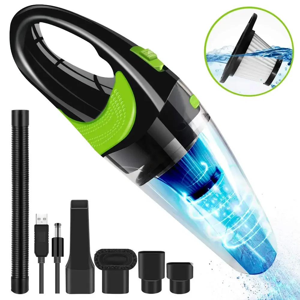 7000PA Car Wireless Vacuum Cleaner Powerful Cyclone Suction Home Portable Handheld Vacuum Cleaning Mini Cordless Vacuum Cleaner