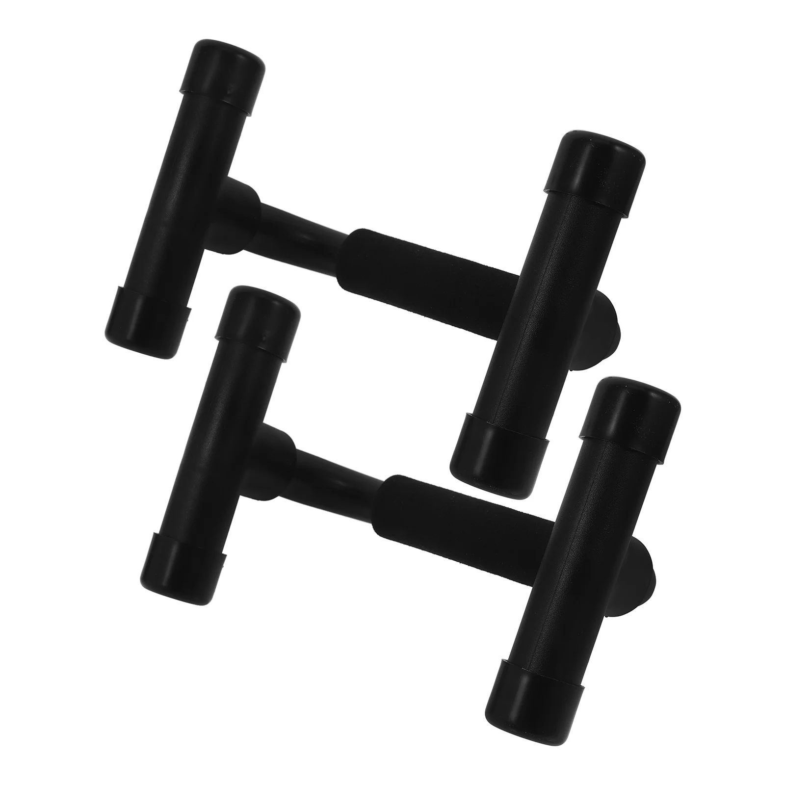 

1 Pair Pushup Bars Stands Handles Exercise and Fitness Skid-Resistant Equipment for Men and Women Workout (Black)