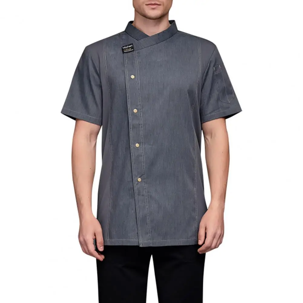 Cook Hotel Restaurant Canteen Cake Shop Cafe Shirt Cooking Costume Food Service Kitchen Work Uniform Adult Chef Jacket Coat