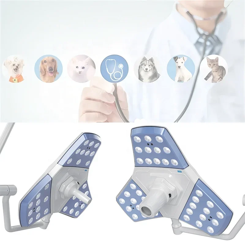 Medical Pet Hospital Clinic Surgical Shadowless Operated Light Veterinary Operation Light For Pets Animals Surgery