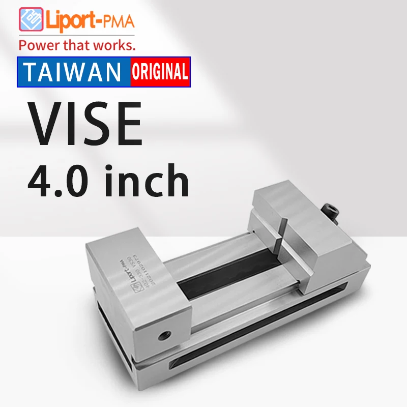 

4.0 inch, Fast Moving CNC Vise Machine Vise, Premium Precision Grinding Vise, Hardened Surfaces,Liport-PMA,Taiwan Original