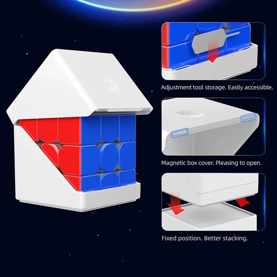 GAN 13 Maglev UV Stickerless Magnetic Speed Cube 3 x3professional Gan 13 Magic Cube Puzzle Toys gan13 Maglev UV Cubo Magico
