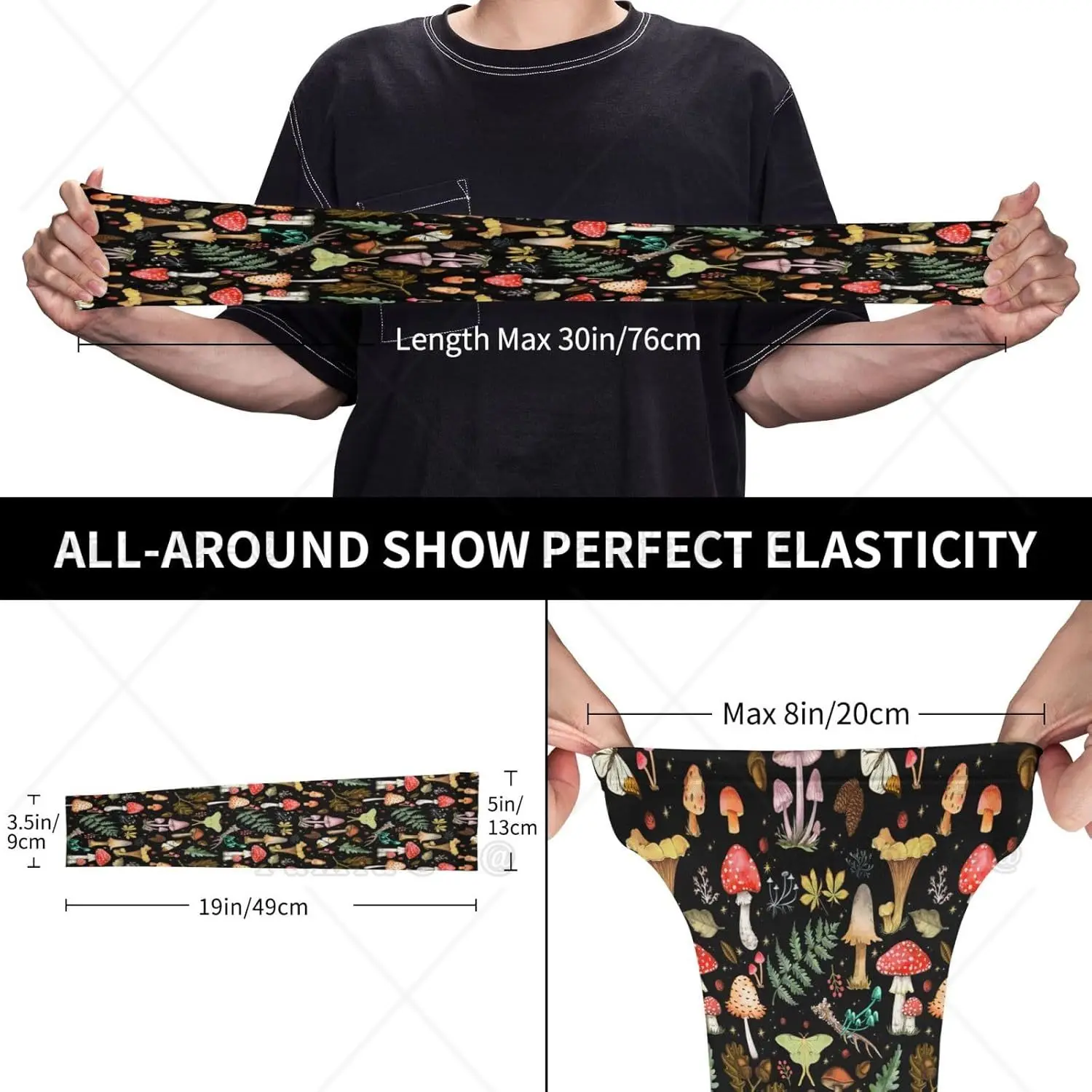 Magic Butterflies  Arm Sleeves for Men Women Sunscreen Arm Cover with Thumb Holes for Gardening Outdoors