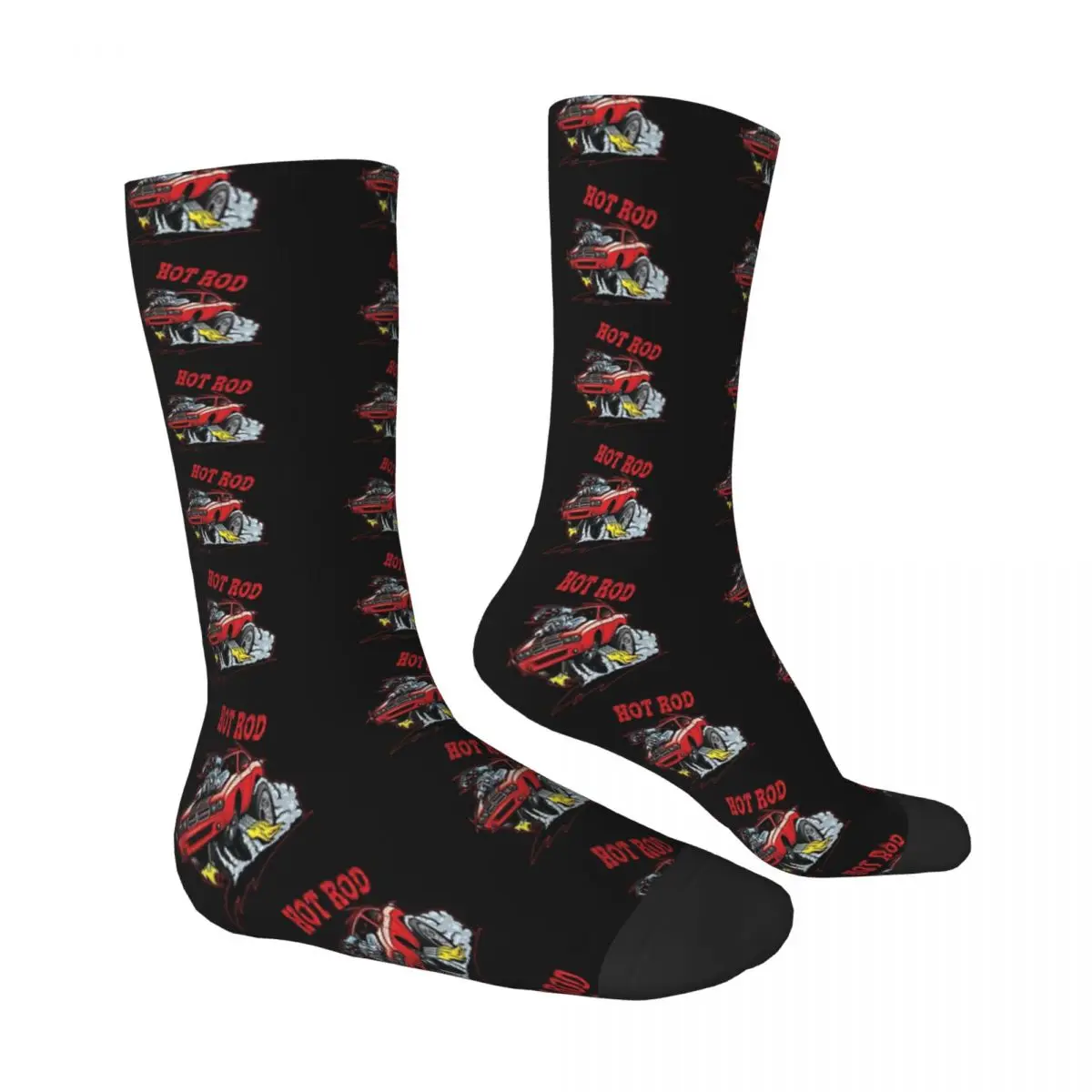 tales of the rat fink Hot Rod Men Women Socks Cycling Novelty Spring Summer Autumn Winter Stockings Gift