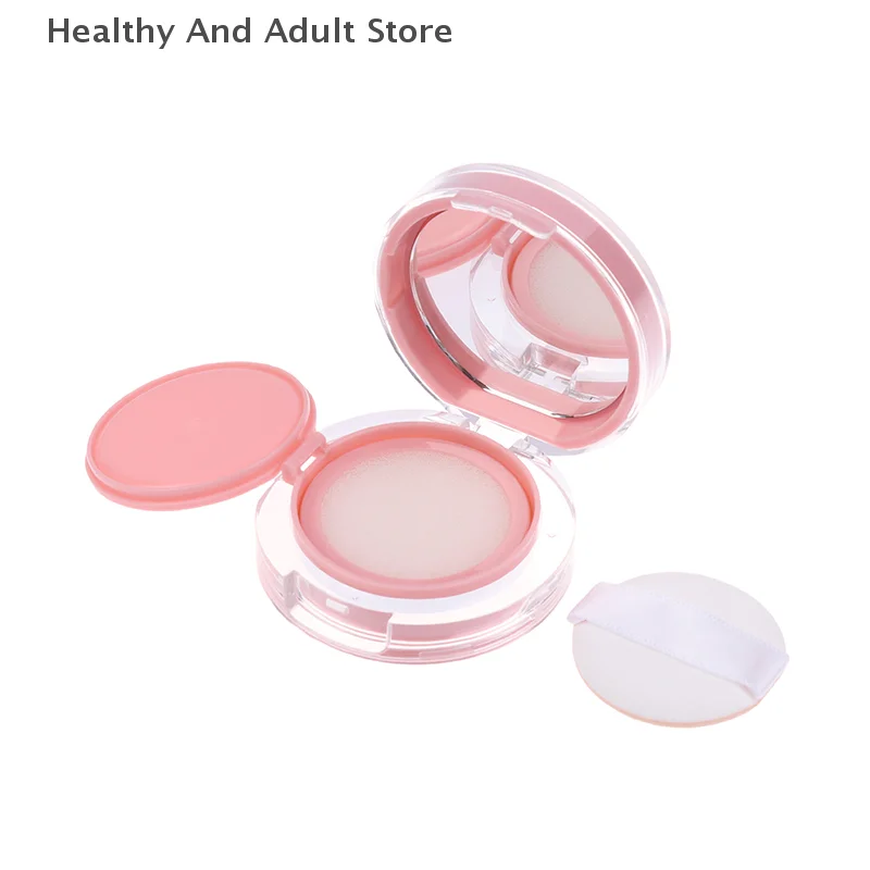 Roze Mini Luchtkussen Foundation DIY Box Lege Bladerdeegdoos Met Spiegel Voor BB Cream Cosmetische Container Make-up Case Huidverzorging