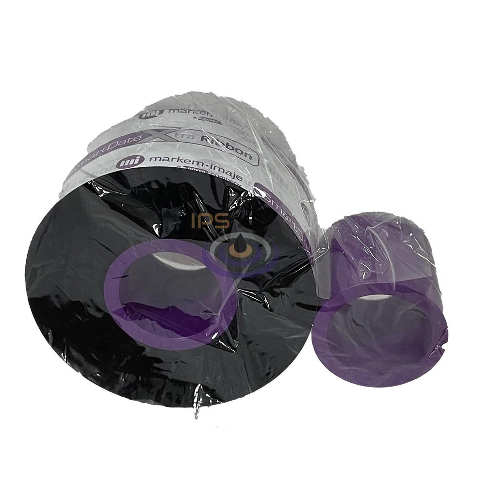 

Original TTO Ribbon 813521055033BK 33mm/550m 4 Rolls Per Box OUTSIDE 3520 3521 Ribbon For Markem-Imaje