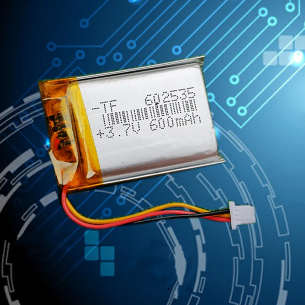 3.7V 600mAh 602535 Polymer Lithium Battery For Yi Smart Dash Cam MiVue 366 368 388 Mio 358P 658p papago HP F210 F300 F200 Car