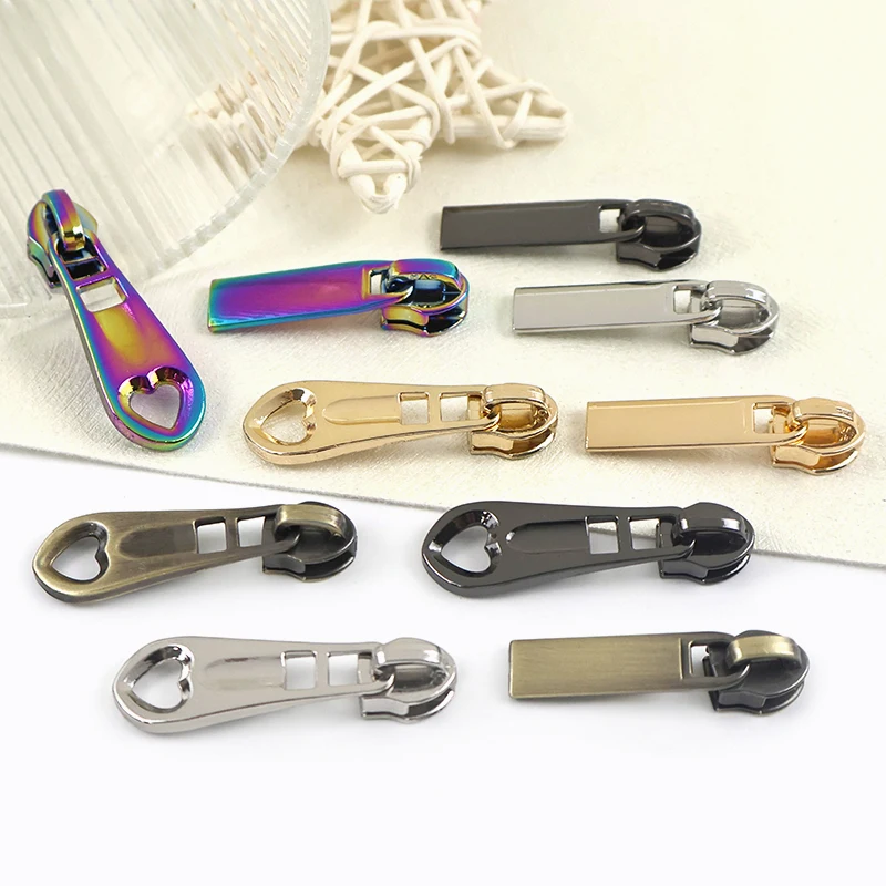 

10-30Pcs 5# Zipper Slider Puller for Nylon Zip Zips Tape Bag Garment Jacket Replacement Head Repair Kit DIY Sewing Accessories