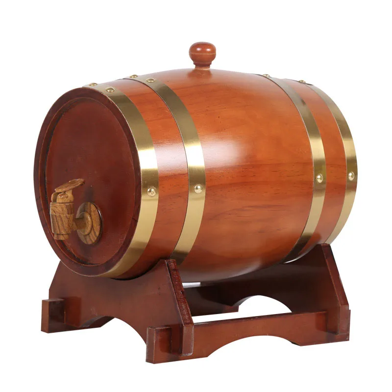 

Free shipping 10L Vintage Wood Oak Timber Wine Barrel Dispenser for Whiskey Bourbon Tequila Wine Beer Set