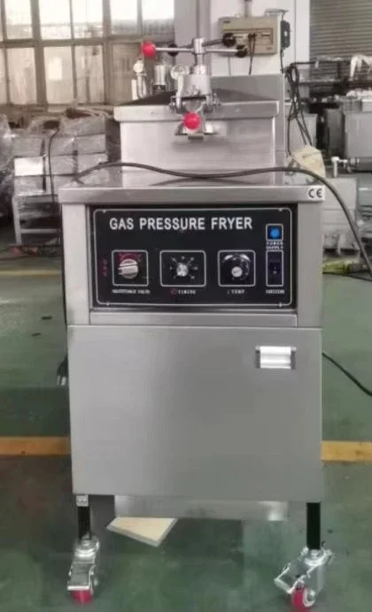 25L Commercial Manual Control Pressure Fryer Fast Food Restaurants Gas Automatic Exhaust Oil Filter Chicken Pressure Fryer