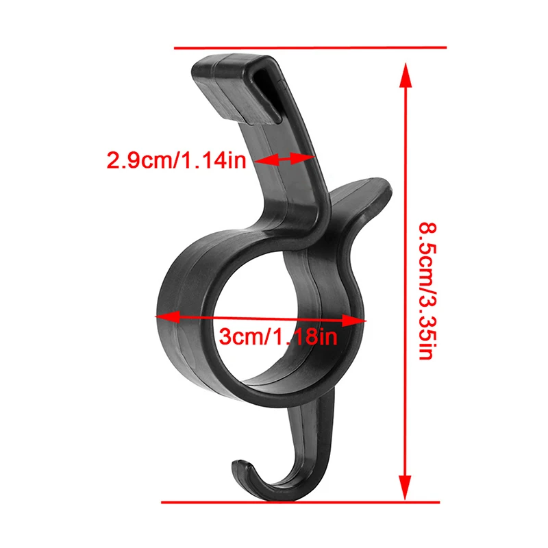 자동차 트렁크 우산 행어 가방, 거치대 고정 행잉 후크, 자동차 액세서리, 내부 보관 정리함 거치대, 1 개, 2 개
