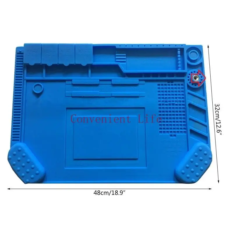 Thảm sửa chữa thảm silicon chịu nhiệt L1EE Thảm điện tử cho súng hàn nhiệt