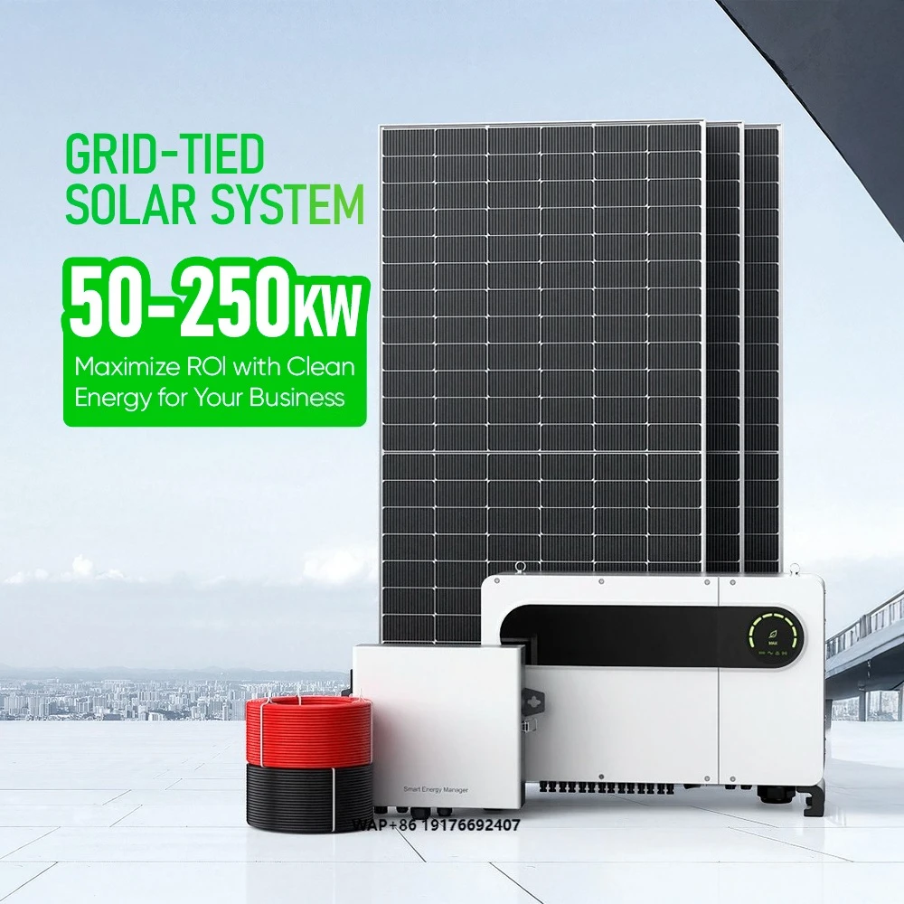 Sunpal Solar System on Grid Full Set 50KW 250KW 150KW 3phase Solar Energy System