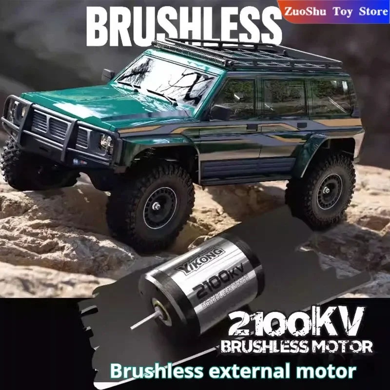 

YK4107 Pro Brushless 1:10 Simulation Patrol RC Remote Control Brushless 4WD Differential Lock Climbing Car Off-road Vehicle