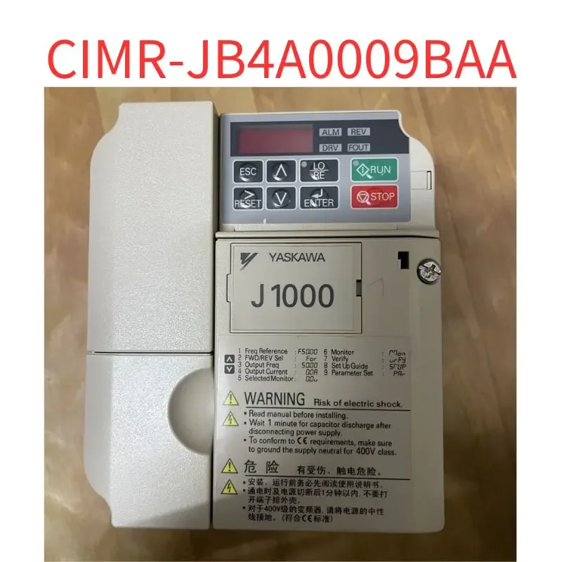 

Second-hand Inverter CIMR-JB4A0009BAA 3.7KW/3.0KW 380-480V Test OK