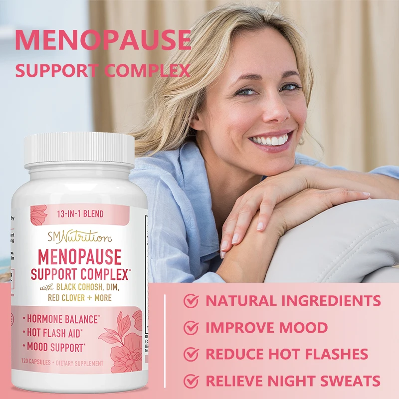 DIM Supplement - Helps with Menopausal Symptoms, Helps Women\'s Health, Relieves Mood Swings, Night Sweats and Hot Flashes