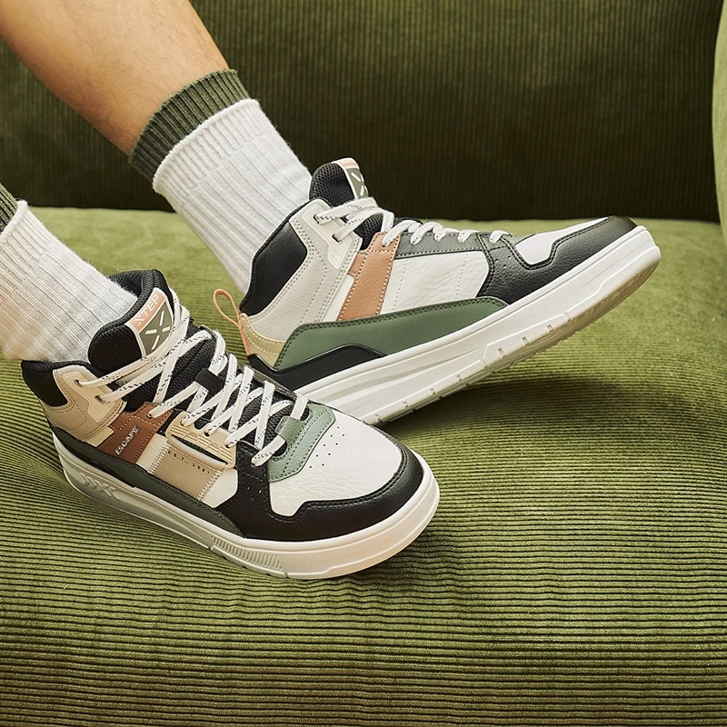 Xtep Skateboarding Shoes For Women 2023 Autumn Comfortable Skate Shoes Wear-Resistant Street Style Outdoor Shoes 977318310066